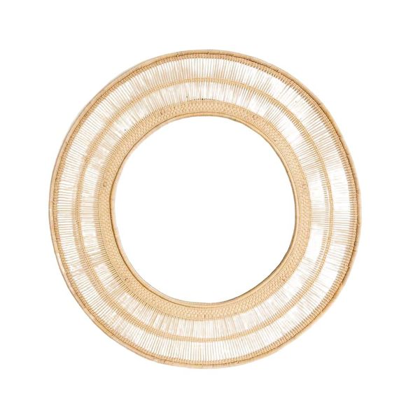 Rattan Mirror