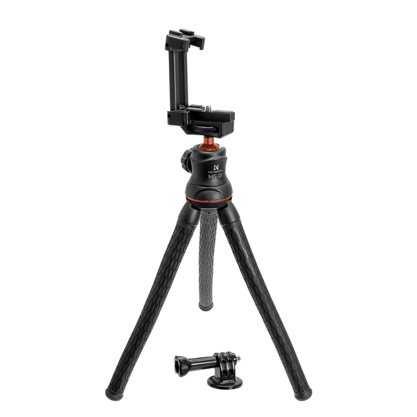 K&amp;F Flexible Mini Tripod with Bendable Legs and Bluetooth Remote | KF09.129