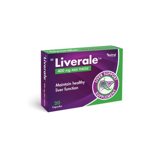 Liverale Milk Thistle Capsules 20s
