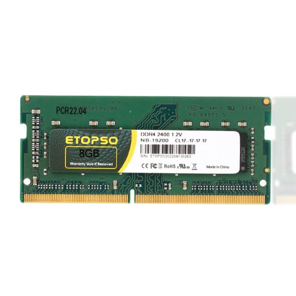 ETOPSO 8GB DDR4 2400MHz Laptop RAM