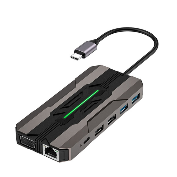 13-In-1 Usb C Hub Docking Stations Sd Card Reader 1000M Rj45 Hdmi