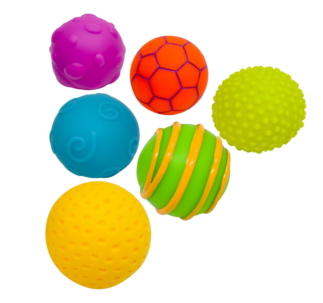 Textured Tactile Sensory Ball Set (6 Piece)