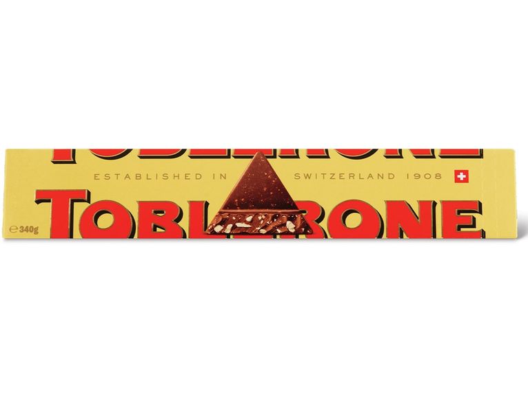 Toblerone Milk Chocolate with Honey &amp; Almond Nougat 340g
