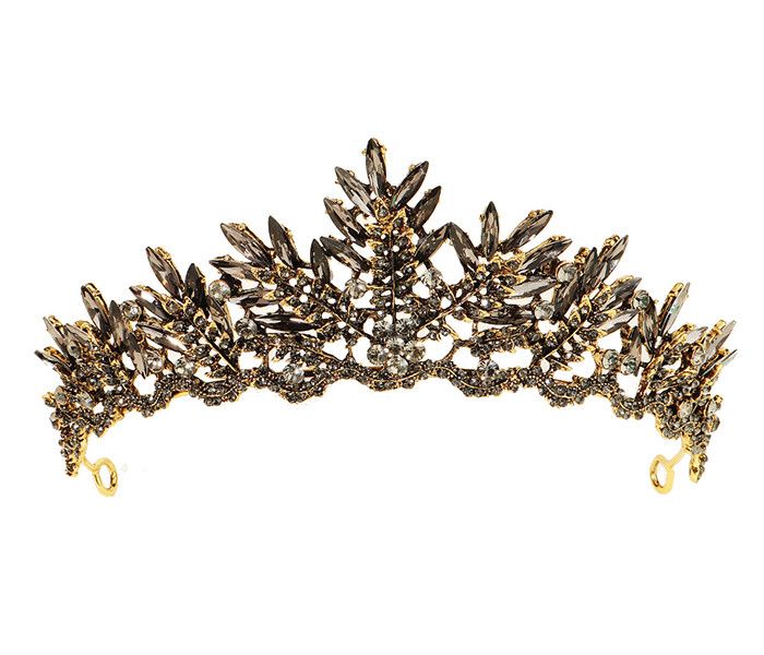 Olive Tree - Rhinestone Crystal Styled Tiara 30 - Bridal / Formal
