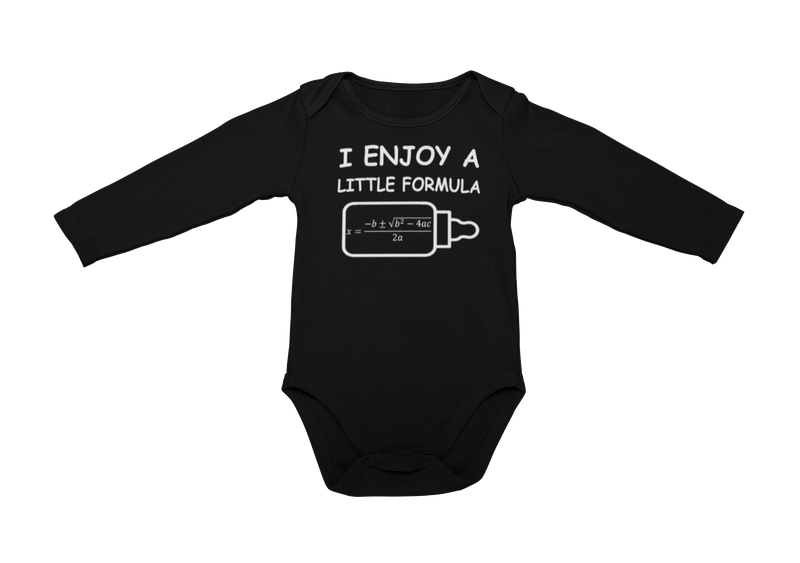 JuiceBubble - A Little Formula Long Sleeve Onesie