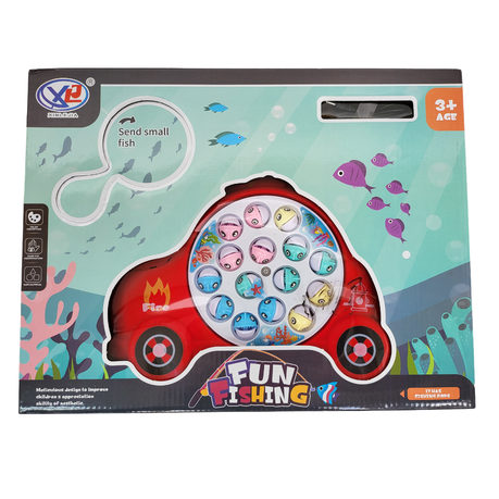 Electronic Fun Fishing Board Game for Kids Colour 15 Piece With