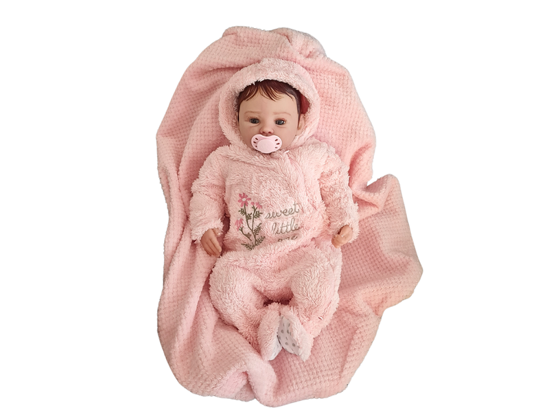 Reborn Baby Doll - with Rooted Hair