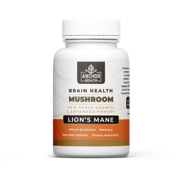 Anchor Health Lion's Mane Mushroom - 60 Capsules
