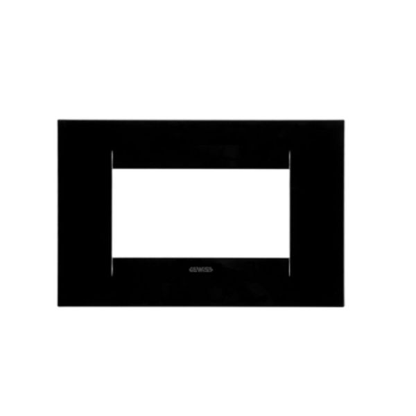 ACDC - Gewiss GEO 4-Gang Cover Plate (Toner Black)