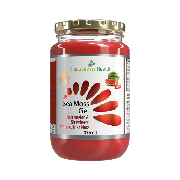 Sea Moss Gel | Watermelon &amp; Strawberry | Nutrient-Rich | 375ml