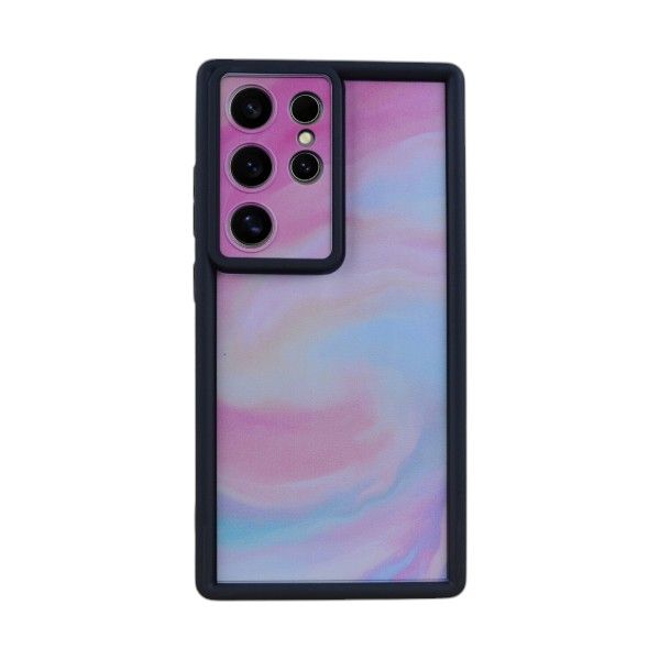 Tie-Dye Shockproof Case Compatible With Samsung Galaxy S24 Ultra - Pink