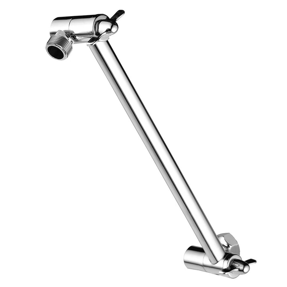 Adjustable shower extension arm stainless steel shower head extension -11"