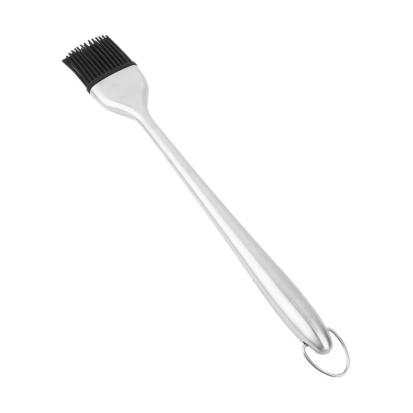 Stainless Steel Handle BBQ Basting Brush Compatible With Roasting