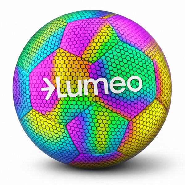 Lumeo Bright Ball - Reflective Glow Soccer Ball (Size 5)