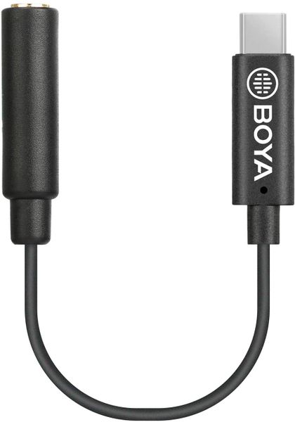 Boya 3.5mm TRS Female to Type-C Male Audio Adapter