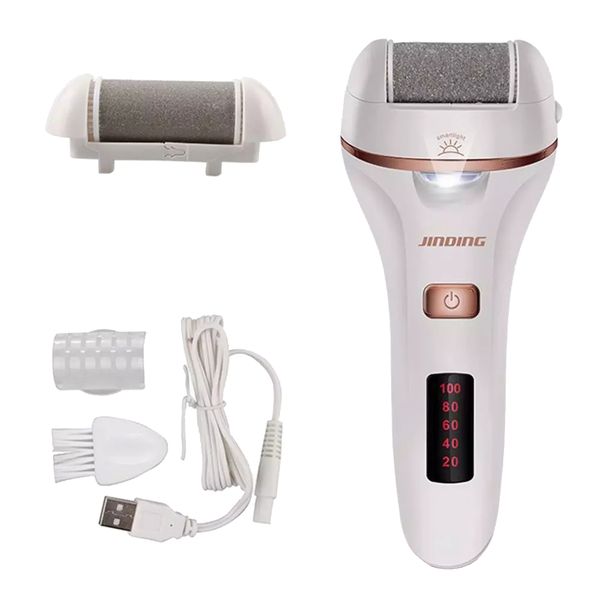 Portable 2-in-1 Electric Foot File Dead Dry Skin Callus Remover