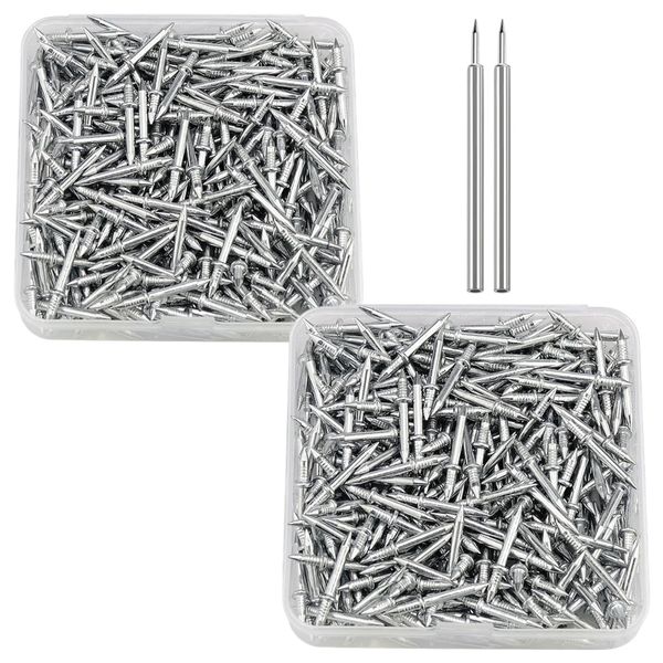 Tool 100 Piece Double-Headed Skirting Board Nails Set of 2 - 2.7cm
