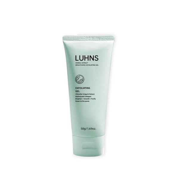 Herbal Extract Brightening Exfoliating Gel 50g | Gentle Face &amp; Body