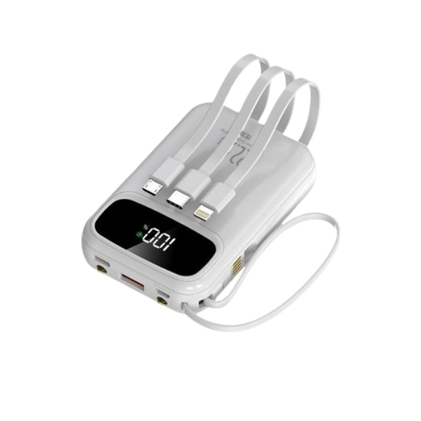 10000mAh Power Bank for micro/lighting/typec all in one power bank