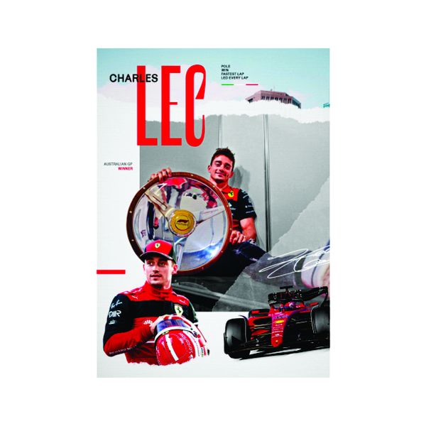Charles Leclerc Ferrari - A1 poster