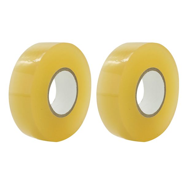 2 Pack Hockey Tape Multipurpose Clear Shin Pad Sock Tape 2.4Cmx28M