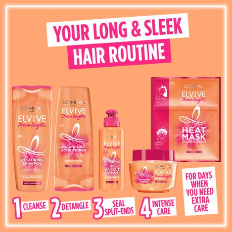 Loreal Elvive Dream Lengths No Haircut Cream For Long Damaged Hair 0ml Buy Online In South Africa Takealot Com