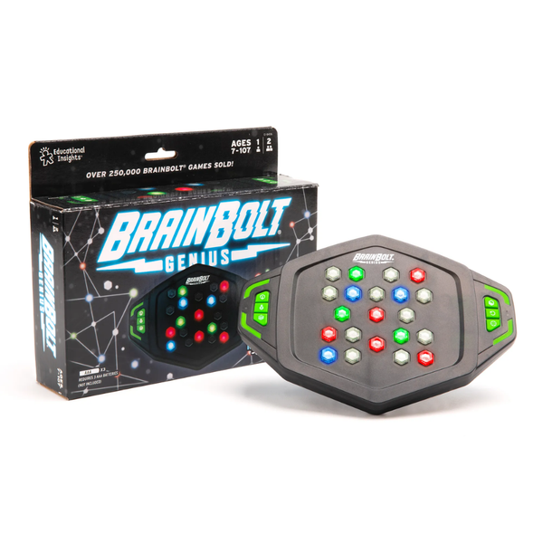 Educational Insights BrainBolt Genius: Electronic Portable Memory Game Kids
