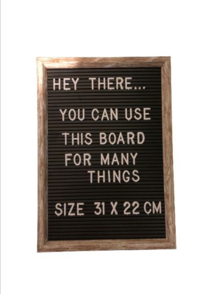 Plaque - Plus Letter Board - 31 x 22cm