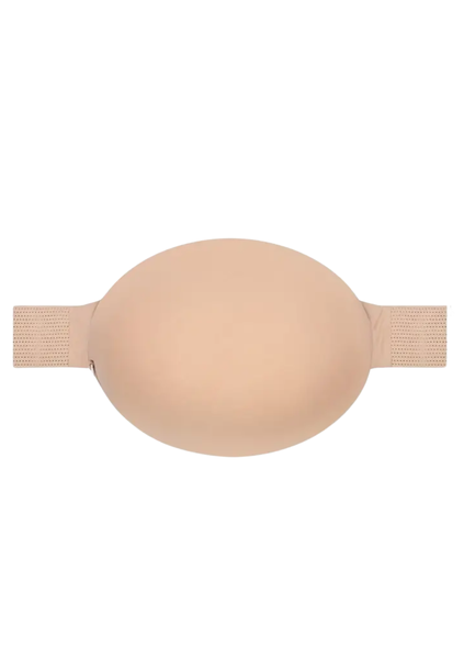 Beige Polyester Medium Sized Fake Pregnancy Belly