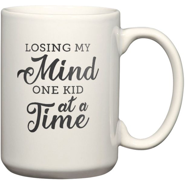 One Kid at a Time Birthday Christmas Mom Dad Gift Mug