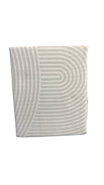Geo Disk Polycotton Oval All 144 tc Duvet Cover