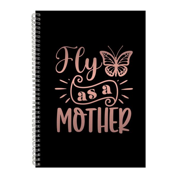 Fly A4 Notebook Pad for Mothers Day Trendy Mom Sayings Graphic Present 060