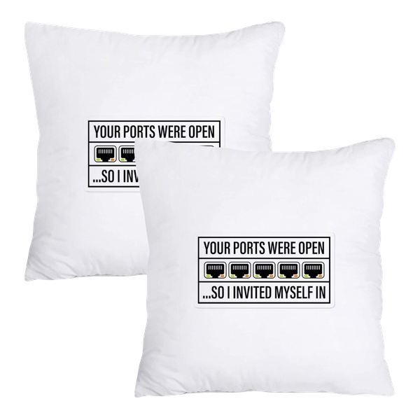 Scatter Cushion Cover Set (50cmx50cm) - I Invited Myself In