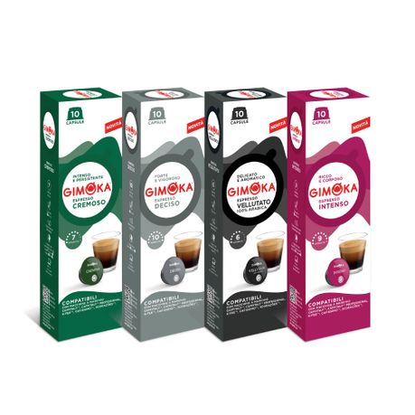 Gimoka Intenso 10 Caffitaly K fee Compatible Coffee capsules Daily Sale Shop