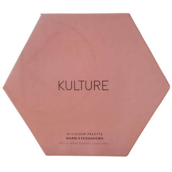 Kulture 14-Colour Warm Eyeshadow Palette - Eye Makeup 14 Colours