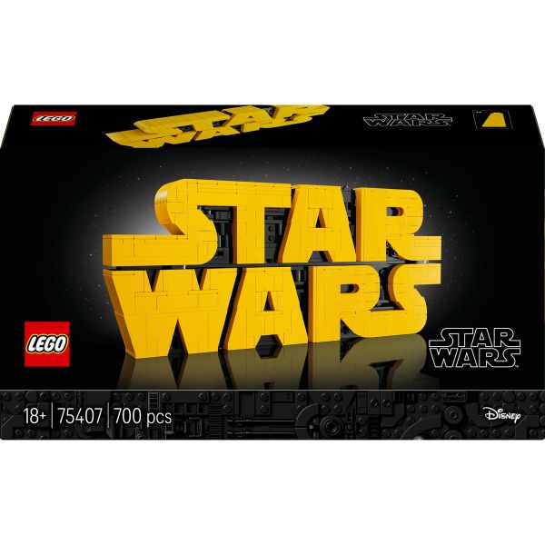 LEGO® Star Wars™ Brick-Built Star Wars Logo Sign 75407