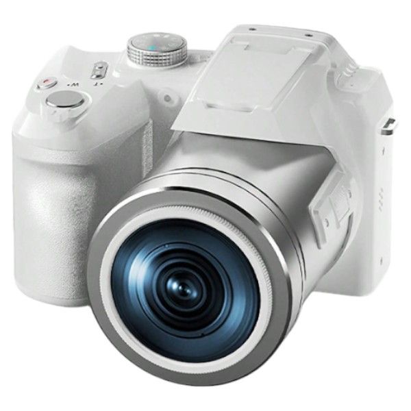 64MP Autofocus Digital Camera With Anti-Shake Technology - White