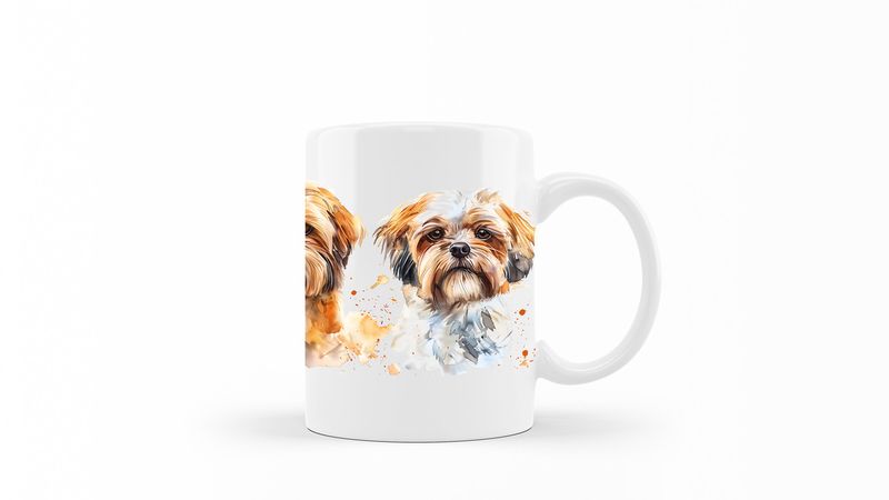 Lhasa-Apso Printed Coffee Mug