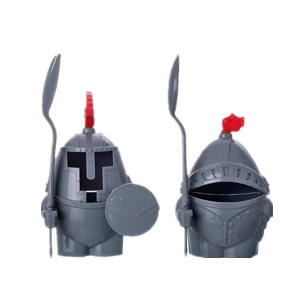 A pair of knight egg Cups