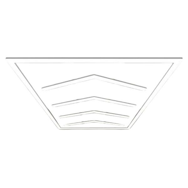 Wide Arrow Design Grid Led Ceiling Light