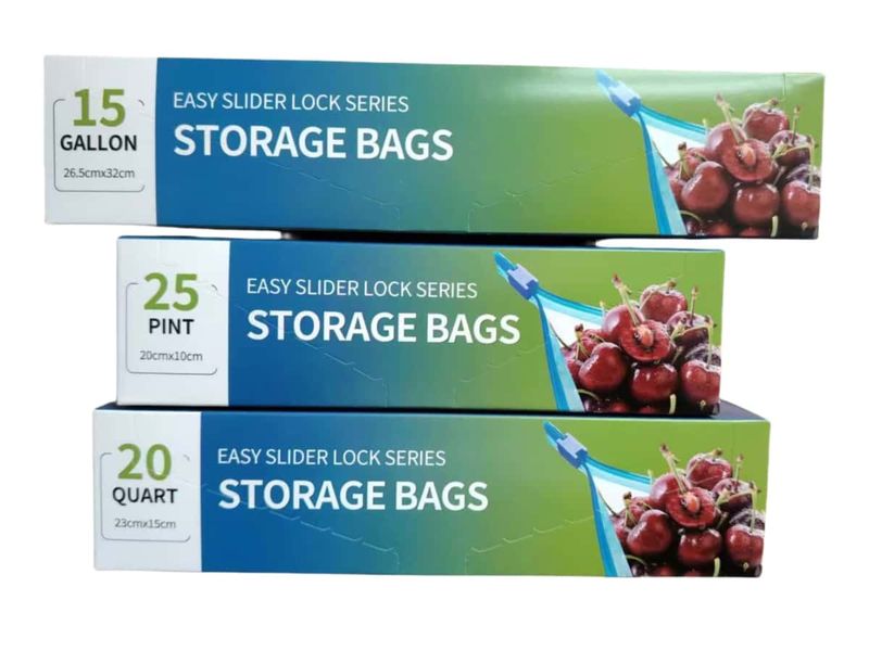 Transparent Reusable Freezer Safe - Leakproof Food Storage Bag - In 3 Size