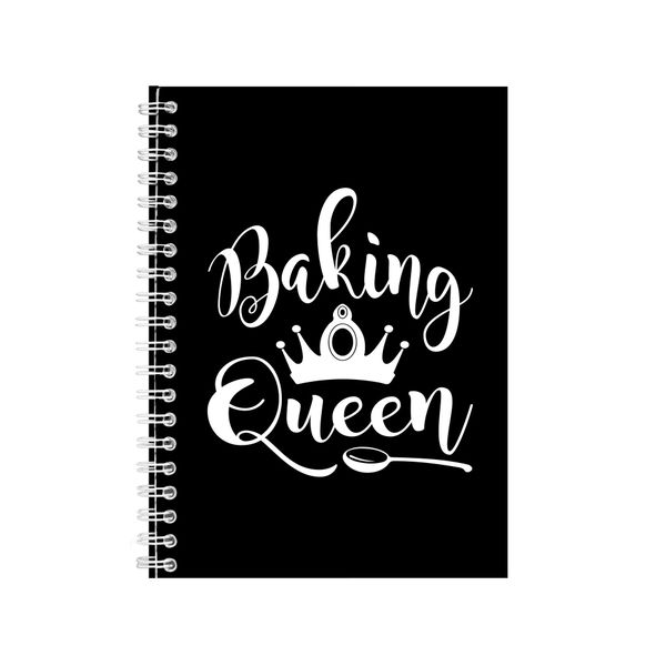 Baking Queen Notebook Baker Gift Idea Writing Book A4 Notepad Pad 22