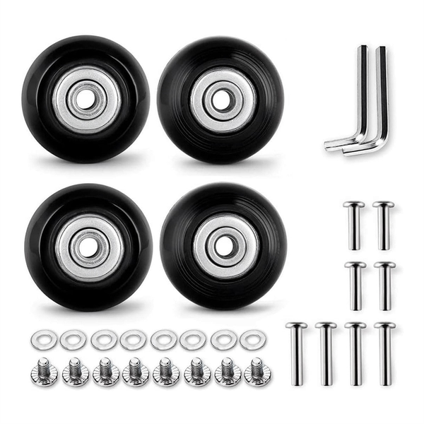 4Pcs Set Luggage Replacement Wheels 50Mm