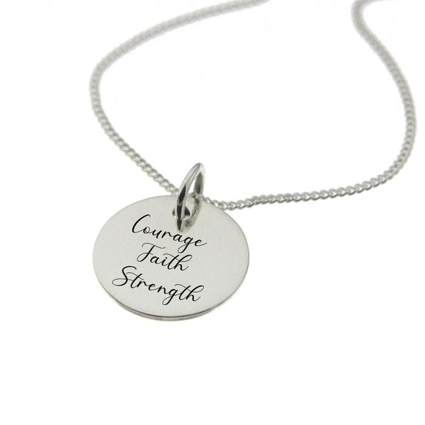 Courage, Faith and Strength Necklace