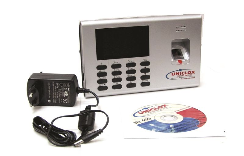 Uniclox on 400 finger print time and Attedance Solution