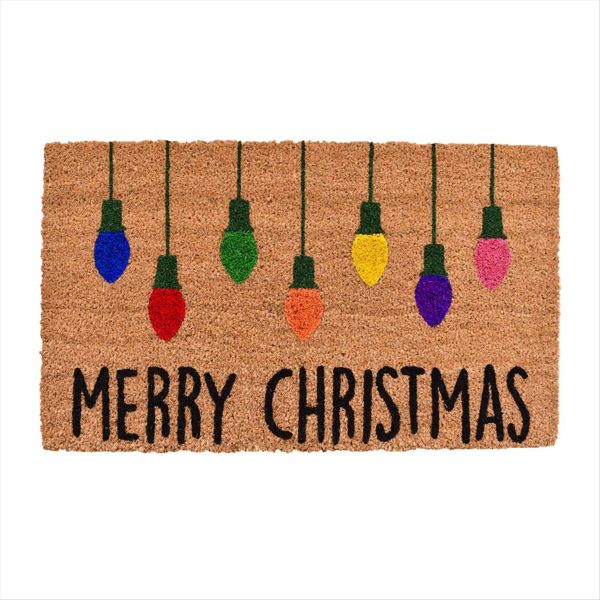 New in Christmas Theme Pattern Non-Slip Front Door Entrance Mat Home Decor