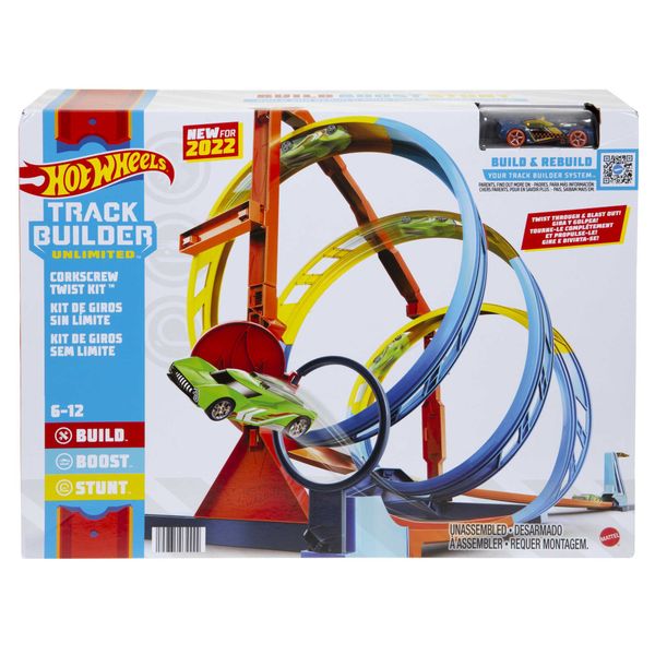 Hot Wheels Track Builder Unlimited Corkscrew Twist Kit Playset