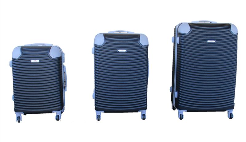 3 Piece Hard Outer Shell Lightweight Luggage Set