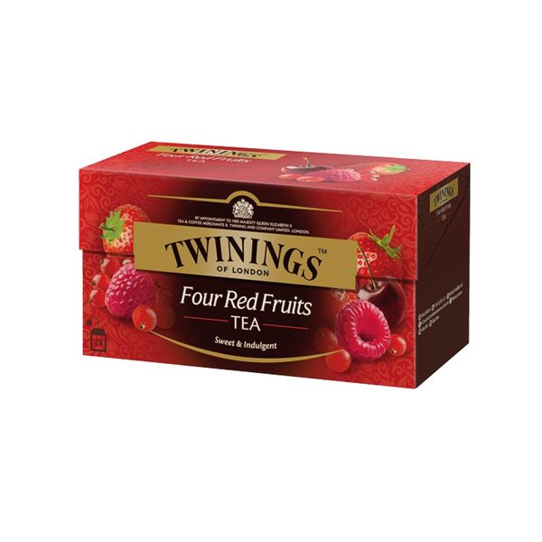 Twining - Four Red Fruits Enveloped Tea Bags 25's