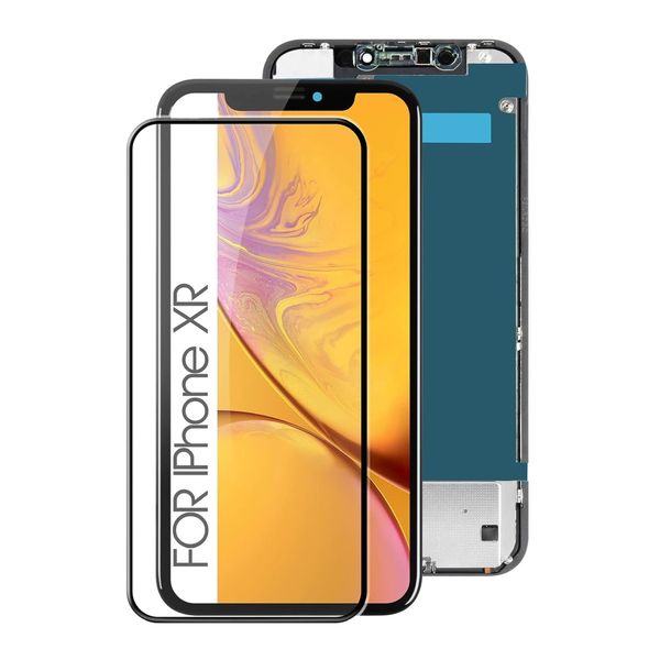 Lcd Screen Replacement for iPhone XR with Tempered Glass